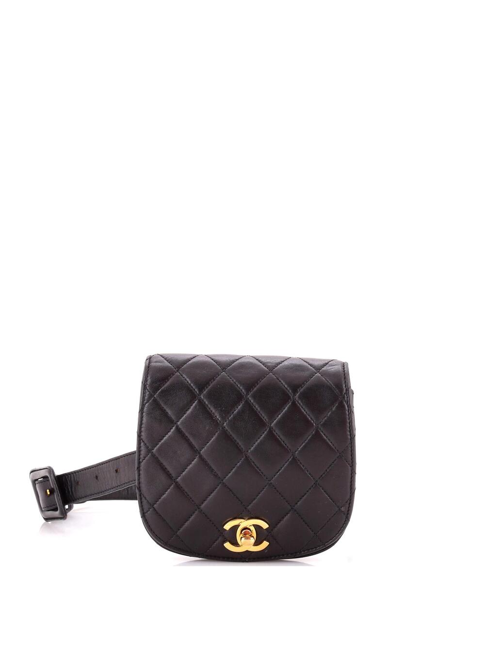 Chanel Vintage Flap Belt Bag Quilted #288961C24B